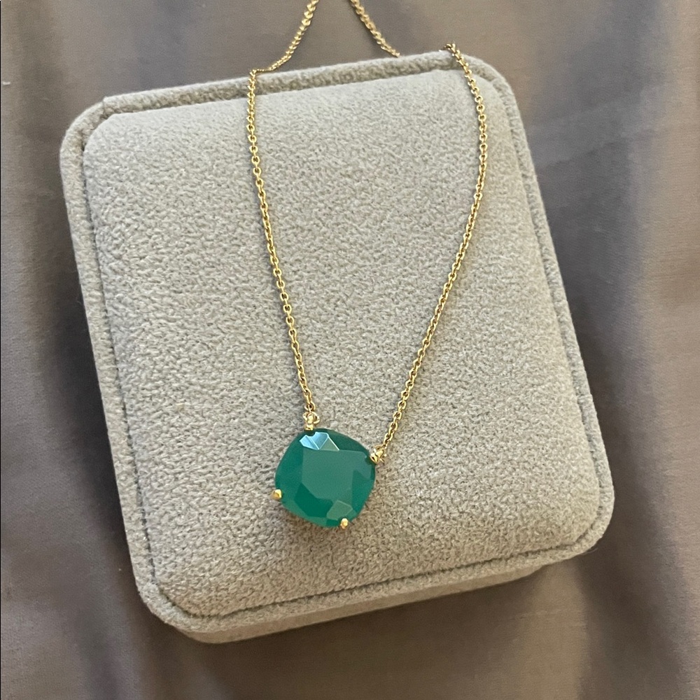 Kate Spade Green Pendant Necklace